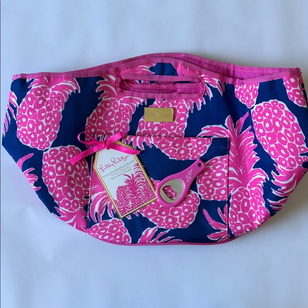 Lilly Pulitzer Insulated Beverage Bucket featured in Flamenco NWT